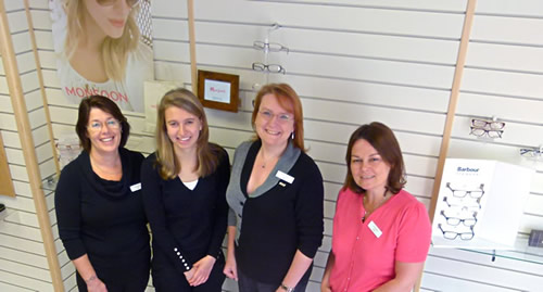 Sarah Gibson and her staff